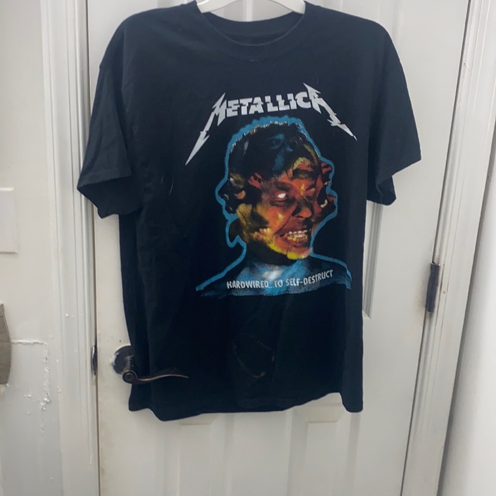 Metallica worldwired tour 2017 hard wired to self destruction large short sleeve